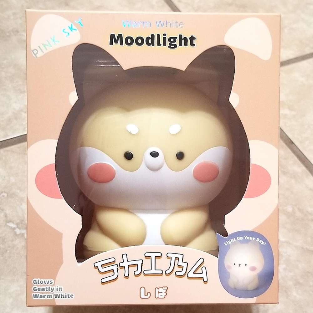Pink Sky Shiba Mood Light (Warm White)